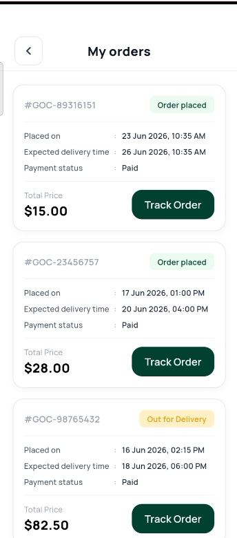 My Orders
